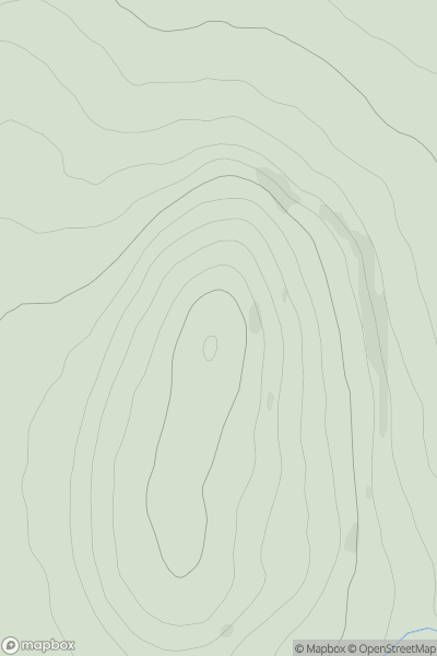 Thumbnail image for Tom Liath [Tomintoul to Banff] [NJ070259] showing contour plot for surrounding peak